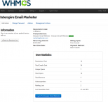 Interspire ایمیل بازاریاب برای WHMCS