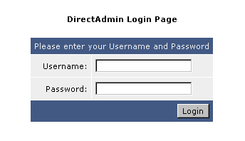 مشکل login در Directadmin