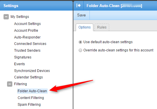 پاکسازی زمان بندی شده ایمیل ها با Folder Auto Clean