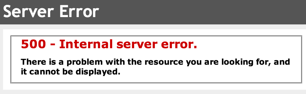 پیام Internal Server Error فایل CGI